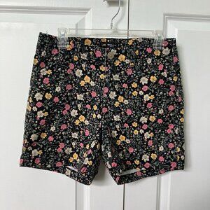 Lee Floral Shorts Womens 6 M Regular Fit Summer Festival